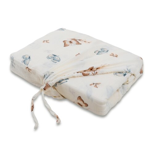 Matex Muslin posteljnina Metulji, 140 x 200 cm, 70 x 90 cm