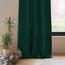 Restilo Zasłona Blackout EYELETS ciemnozielony, 140 x 245 cm