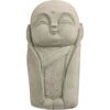 Vrtna dekoracija Buda neslyší, 14,5 x 27 x 13 cm,poliresin