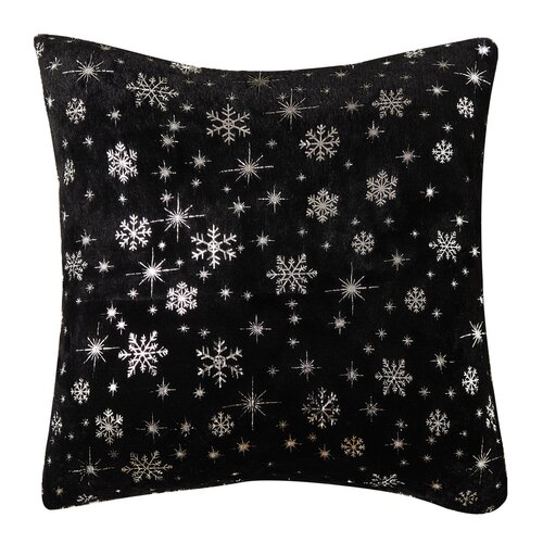 4Home Poszewka na poduszkę Frosty czarny, 45 x 45 cm