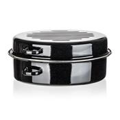 Banquet 2-delni ovalni emajlirani pekač CULINARIABlack, 38 cm