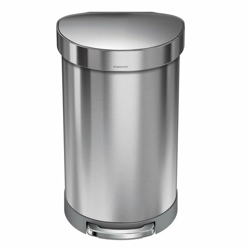 Simplehuman Pedal bin 45 L, mat jeklo