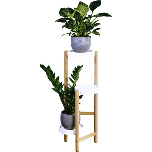 Kesper 17275 Bambusowy stojak na kwiaty 28 x 34 x70 cm
