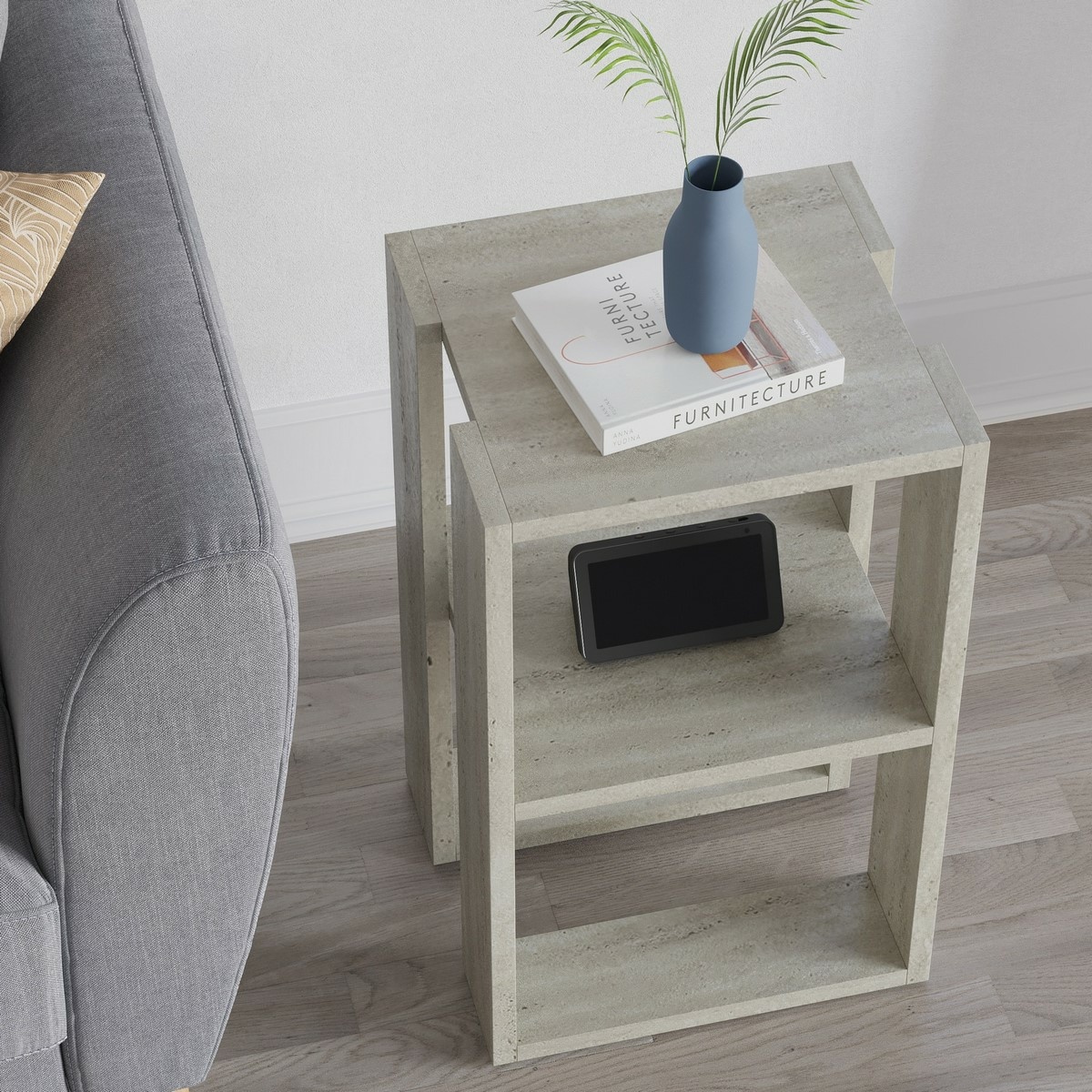 Produktové foto Noční stolek Lonie Travertine