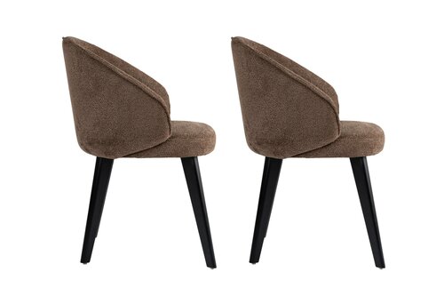 Set de scaune de sufragerie Bentley Brown andBlack, 2 buc.