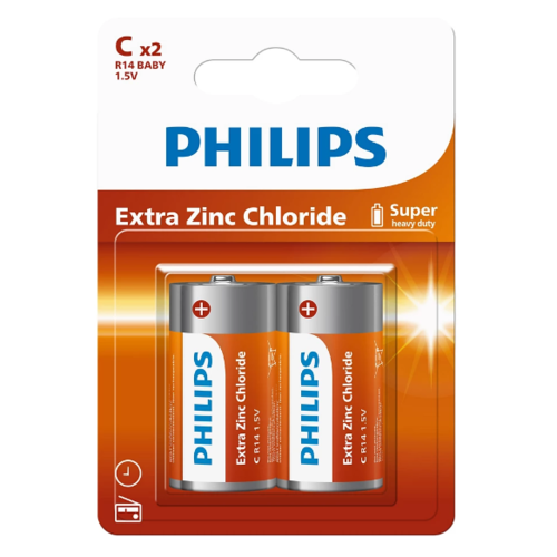 Fotografie Philips Baterie C 1,5 V LongLife