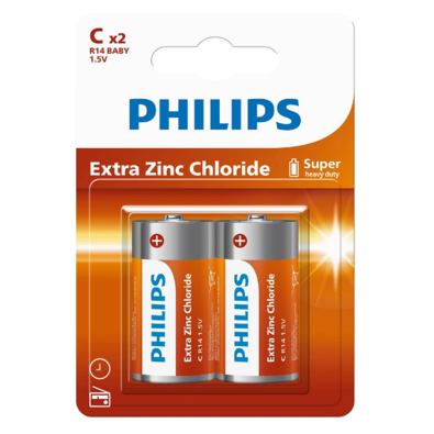 Baterie Philips C 1,5 V LongLife
