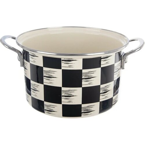 Orion Oală emailată Șah Lem, 4 l, diametru 22 cm