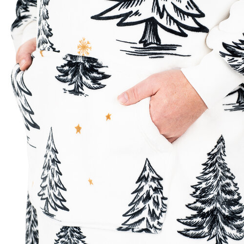 Hanorac din micropluș 4Home Frosted Trees, uni L - pentru bărbați