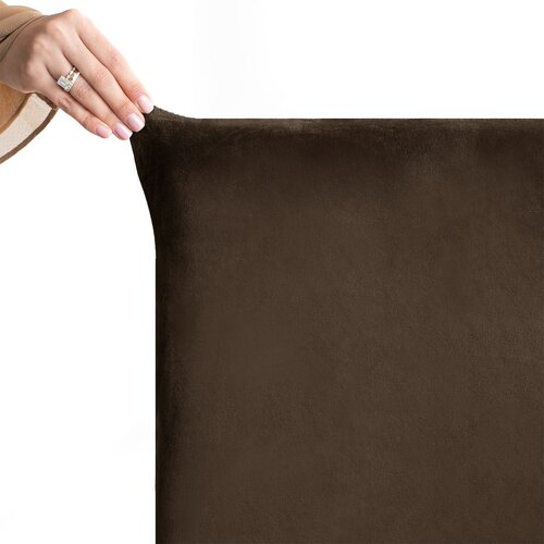 Restilo Napinac za stol Sento temno rjava, 48 x 48x 58 + 10 cm, komplet 6 kosov