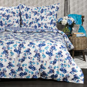 Lenjerie pat 1 pers. Flower, bumbac,  140 x 200 cm, 70 x 90 cm
