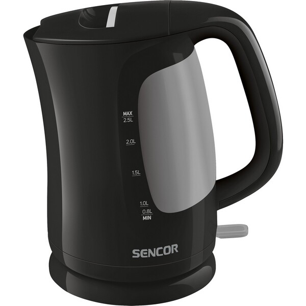 Sencor SWK 2511BK elektromos vízforraló, feketeszínű, fekete akciós termékkép 1