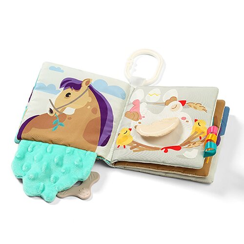Carte senzorială Baby Ono Ferma mea , 12 x 12x 2 cm