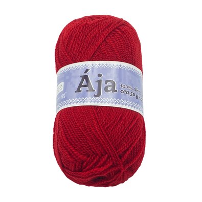 Garn AJA rot, 50 g / 217 m