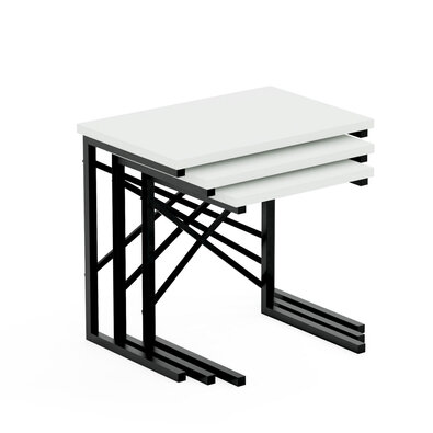Odkladací stolík White Cross, 3 ks