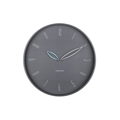 Karlsson 6012GY dizajnové nástenné hodiny sivá, pr. 40 cm
