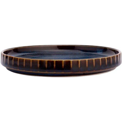 Altom Spodek porcelanowy Reactive Stripes niebieski, 14 cm