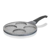Banquet Patelnia na 4 racuchy z powierzchnią nieprzywierającą Granite Grey, śr. 26 cm