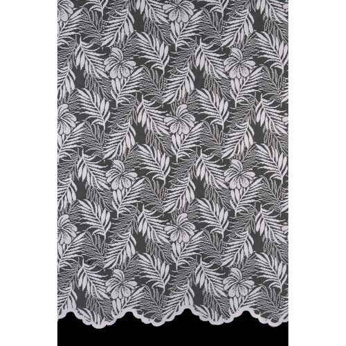 4Home Gardine Jungle gerade, 250 x 150 cmweiß  , 250 x 150 cm