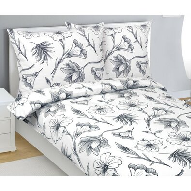 Bellatex Flanelové obliečky Ibištek, 140 x 200 cm, 70 x 90 cm