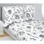 Bellatex Flanell-Bettwäsche Hibiskus, 140 x 200 cm, 70 x 90 cm