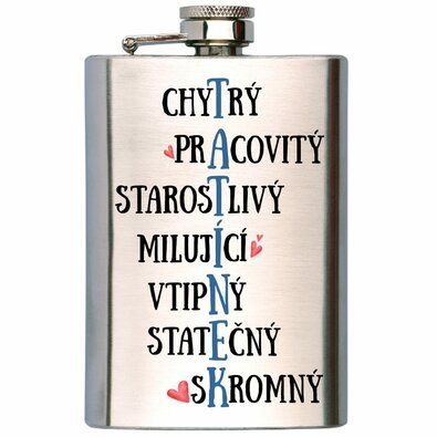 Bohemia Gifts Alkoholos laposüveg- Apukának, 200 ml