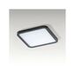 Azzardo AZ2836 zápustné LED svietidlo Slim Square, 14,5 x 14,5 cm, 12W, 1000LM, čierna