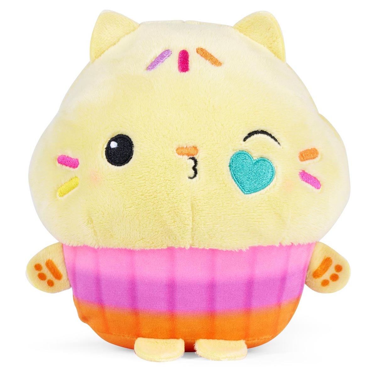 Gábinin Kúzelný Domček Mačička Muffin 25 cm, žltá, plyš