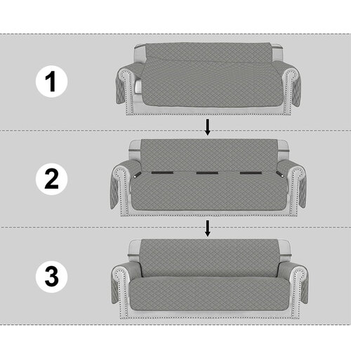 4Home Wasserdichte Sofaabdeckung Pocket, 64 x 194 cm