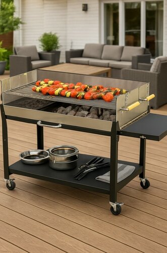 Cattara FIESTA faszénes grill, 95 x 60 cm