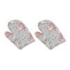 Mănușă de bucătărie Bellatex Crini salmon, 28 x 18 cm, 2 buc