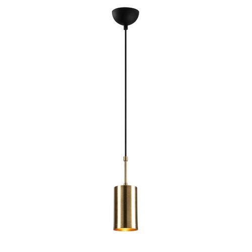 Závesný luster Kem - 6396, zlatá-čierna