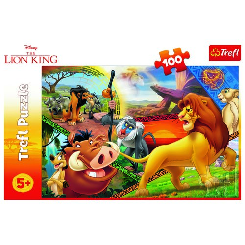 Trefl Puzzle Leví kráľ, 100 dielikov