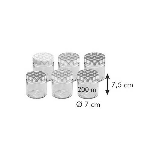 Tescoma 6 részes befőzőüveg készlet DELLA CASA, 200 ml, 200 ml termék 2. képe