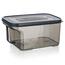 Banquet Cutie de depozitare cu mâner ZOYA 1,7 l,fumurie