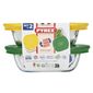 Pyrex szögletes üvegedény készlet 2 db, 0,3 l