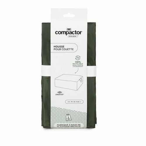 Cutie de depozitare pentru textile Compactor GreenTex, 50 x 70 x 30 cm, verde