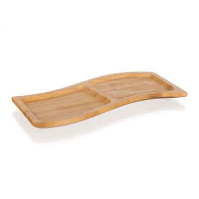 Tavă de servit Banquet BRILLANTE Bamboo, 28 x 13,5 cm