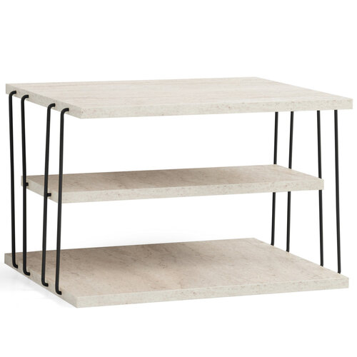 Odkladací stolík Lifon Black Travertine