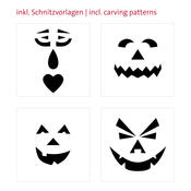 Westmark HALLOWEEN tökfaragó készlet, 4 db