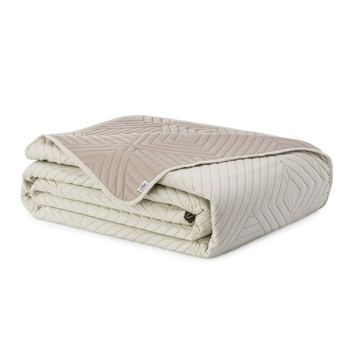 AmeliaHome Prekrivalo za posteljo Softa beige -cappucino, 220 x 240 cm