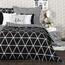 Lenjerie de pat din bumbac 4Home Galaxy, negru, 140 x 200 cm, 70 x 90 cm