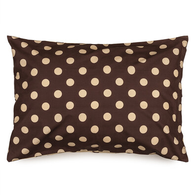 4Home Prevleka za blazino Puntík Čokoláda, 50 x 70cm