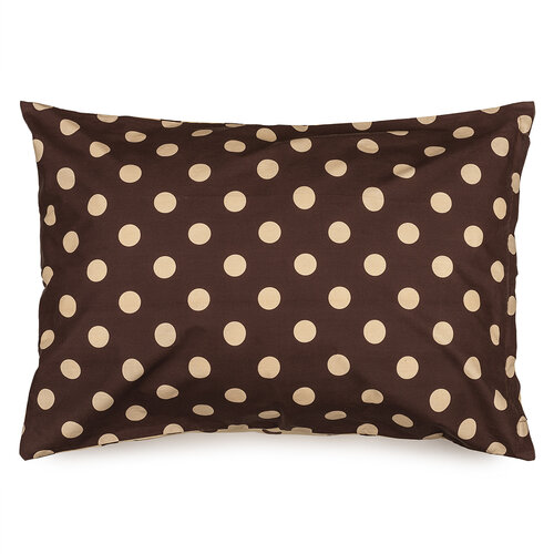 4Home Prevleka za blazino Puntík Čokoláda, 50 x 70cm
