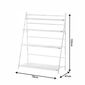 Bambus Blumenständer Nepel Typ 2 Weiß, 70 x 40 x 122 cm