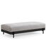 Taburet Eti Black Pouffe Grey
