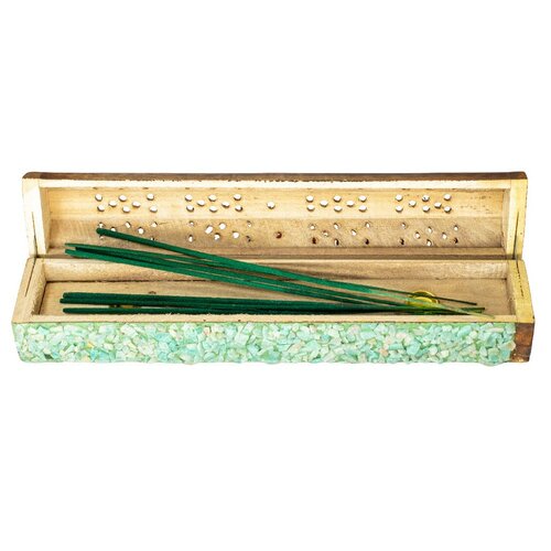 Arome Elements drevený box na vonné tyčinky, 10 tyčiniek, Zem