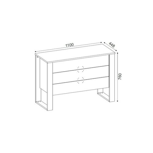 Bumerang Anthracite and Walnut komód