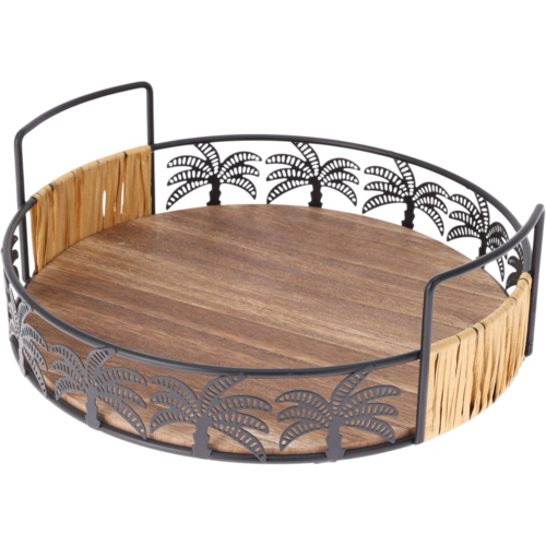 Set mit 2 Serviertabletts Palm