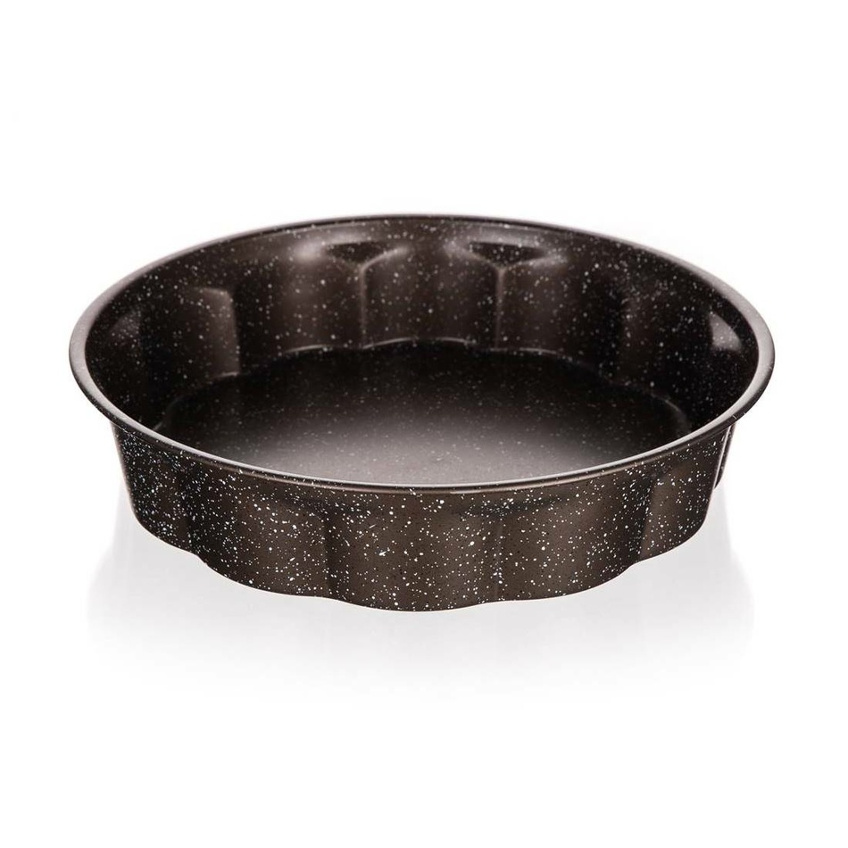 BANQUET Forma hluboká na koláč / buchty GRANITE Grey 27,5 x 6 cm